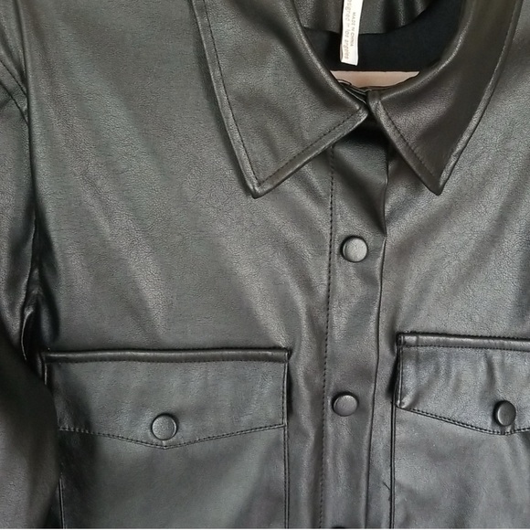 Laundry by Shelli Segal Faux Leather Jacket - Picture 4 of 5